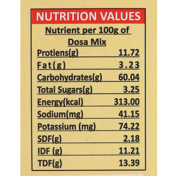Low GI Diabetic Food Wheat Dosa Flour Mix in Tiruchirappalli